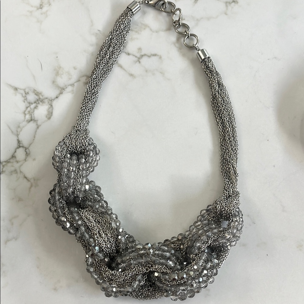 Banana Republic Crystal Beaded Necklace